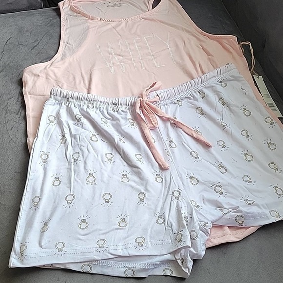 Rae Dunn Bridal pajamas small. Wifey. - Picture 4 of 11